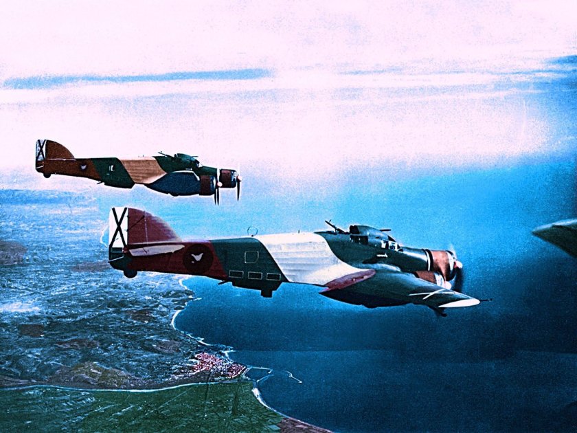 Итальянский бомбардировщик Савойя-Маркетти 79