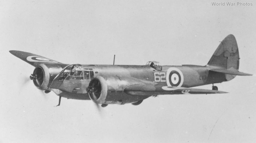 Бомбардировщик Бленхейм Бристоль