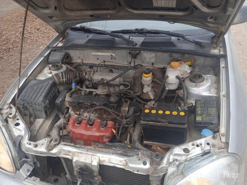 Шевроле ланос 1.5 под капотом