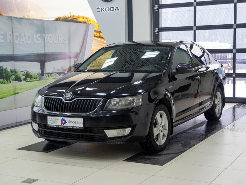 Шкода октавия 2013 черная