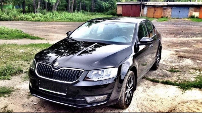 Skoda Octavia 2014 черная