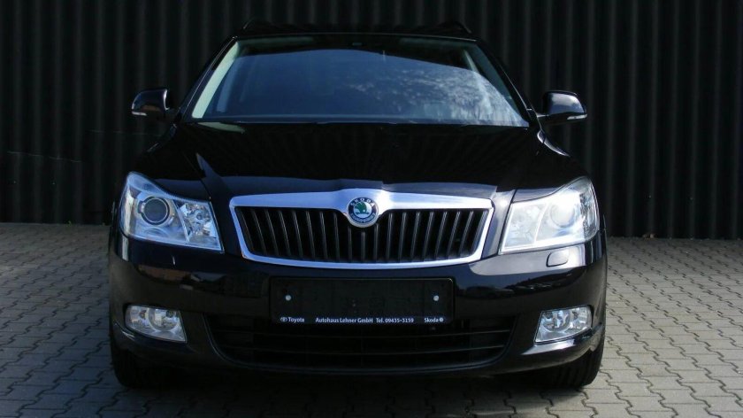 Шкода Октавия 2013 черная