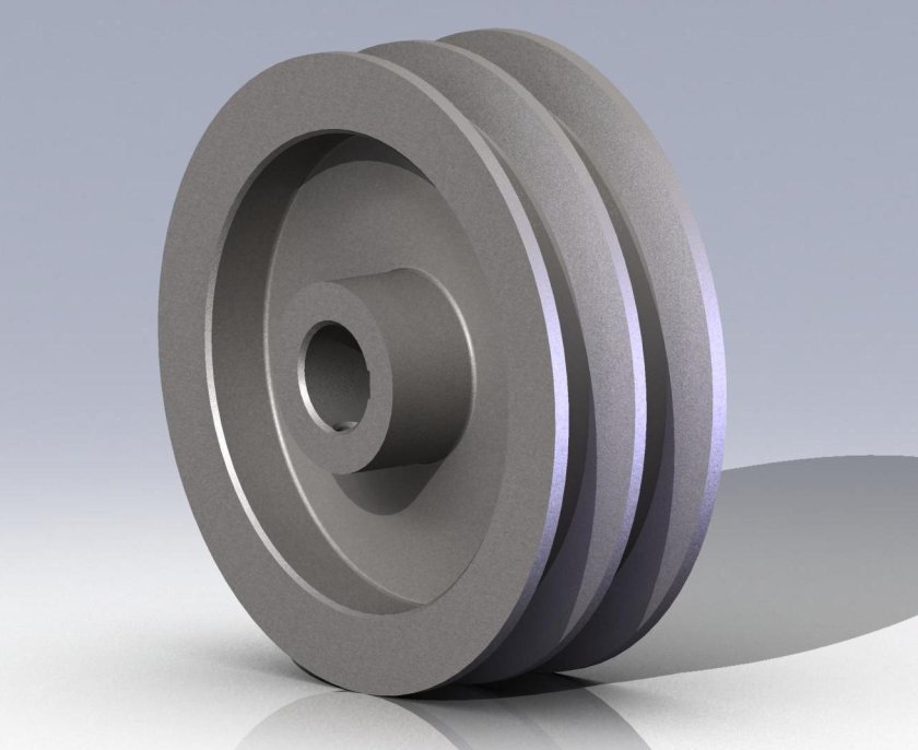 Шкив внутренний 28мм наружный ф150 мм