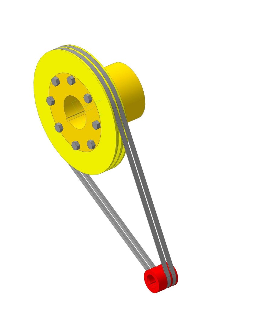 Деталь шкив лего ведо ременная передача