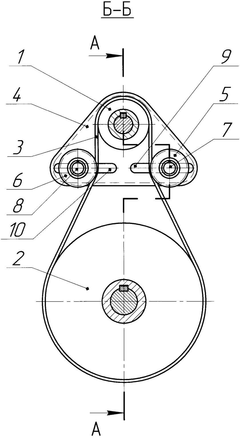 Натяжной ролик ременной передачи чертеж