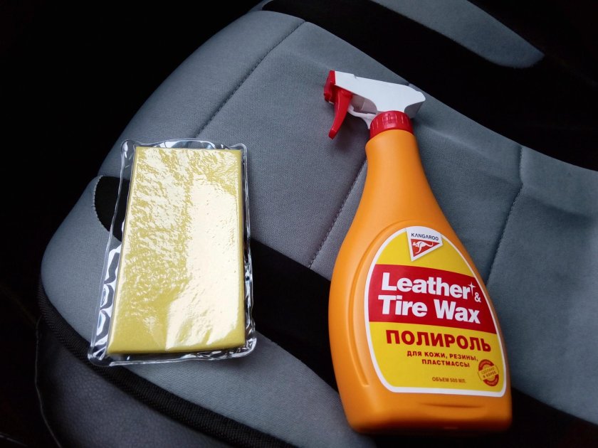 Полироль универсальный Kangaroo Leather &amp; Tire Wax , 500мл