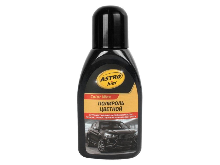 Полироль цветная чернаная для кузова автомобиля