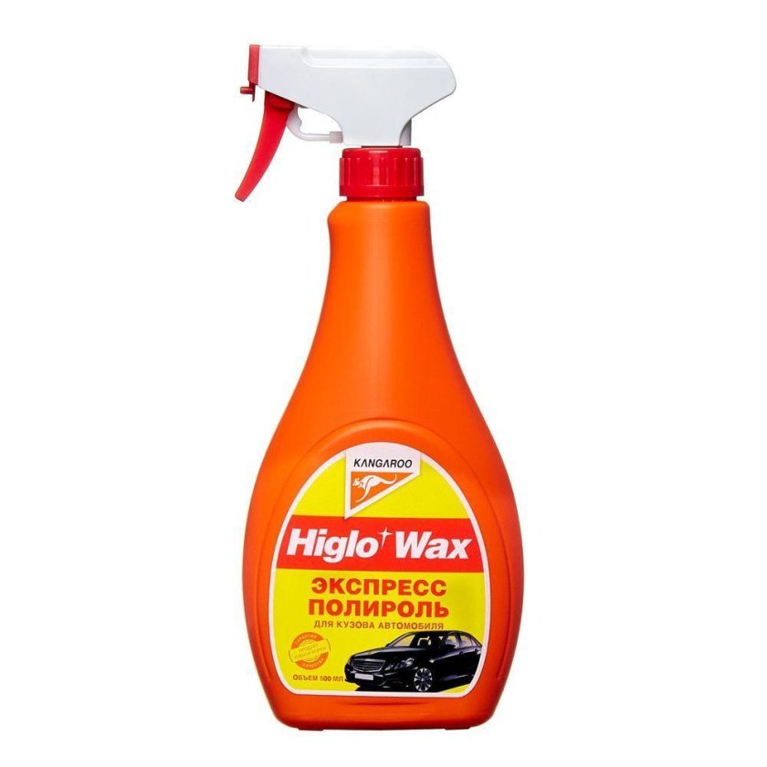 Kangaro higlo wax экспресс полироль для кузова автомобиля 650мл 312664