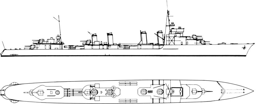 Лидеры эскадренных миноносцев типа «Эгль»