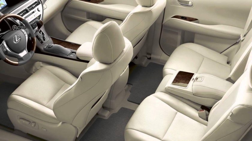 Лексус рх 350 белый салон