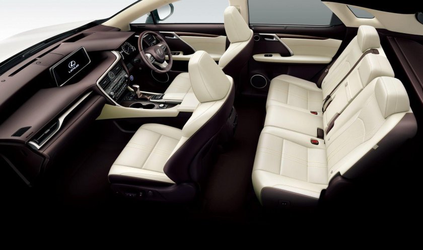 Лексус РХ 350 белый салон