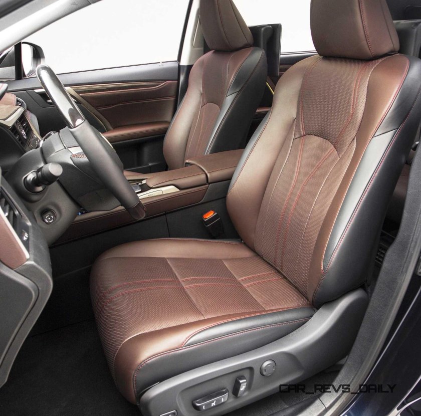 Коричневый салон Лексус rx300