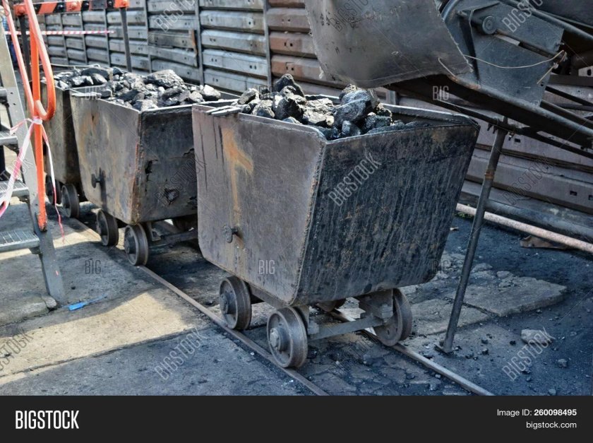 Вагонетка с углем