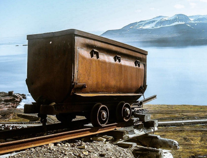 Вагонетка на даче