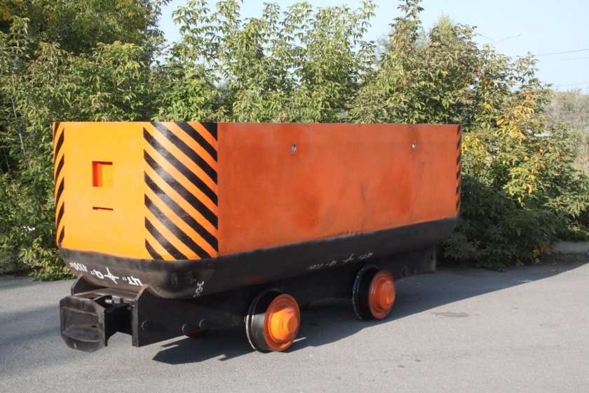 Вагонетка шахтная футер вг-5м-750 15т