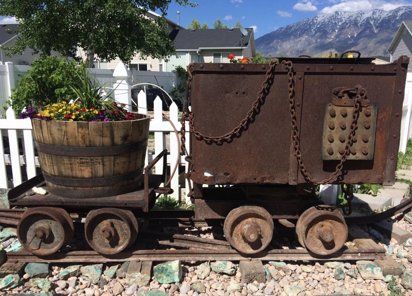 Тележка с углем