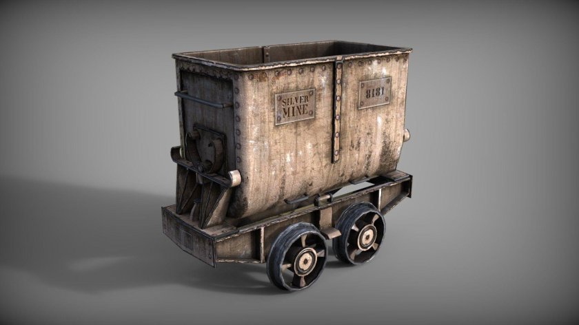 Тележка с углем