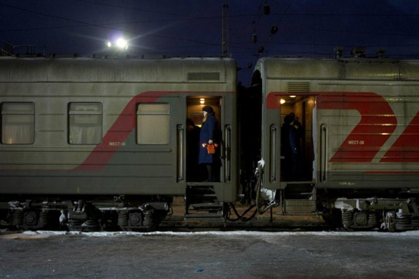 Вагоны на станции