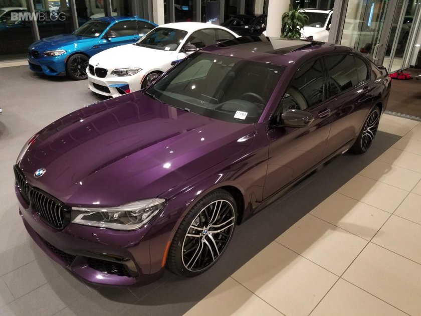 BMW m5 Purple