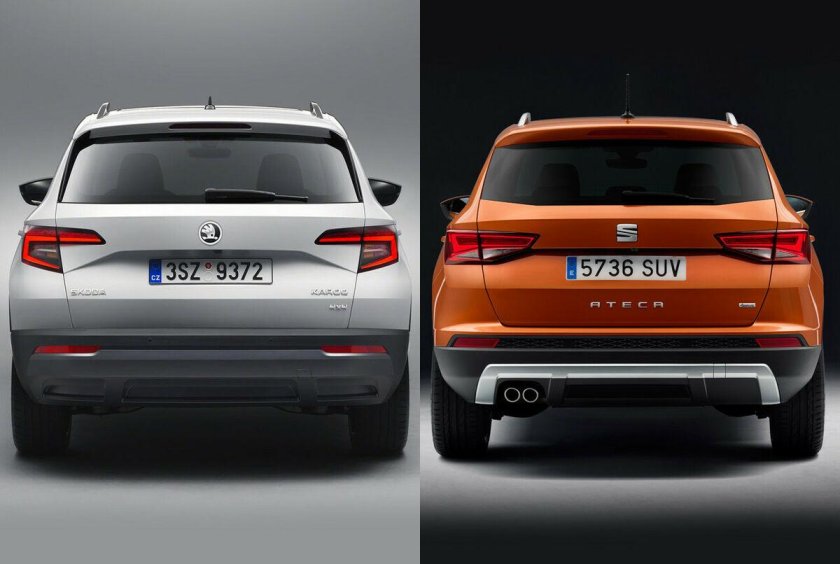 Skoda Karoq сзади