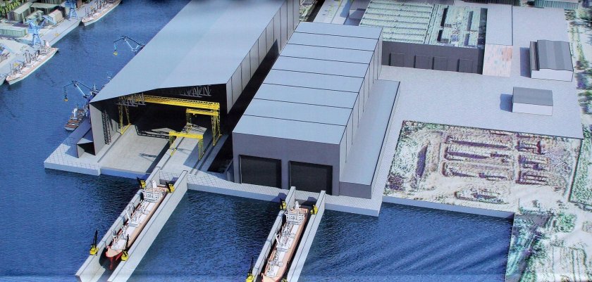 Новый эллинг на Северной верфи