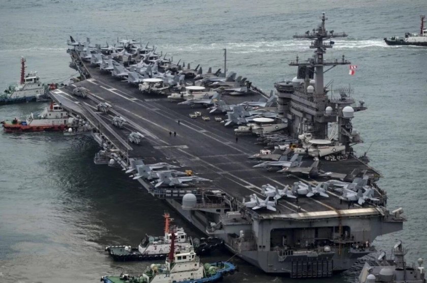 Авианосная ударная группа вмс сша