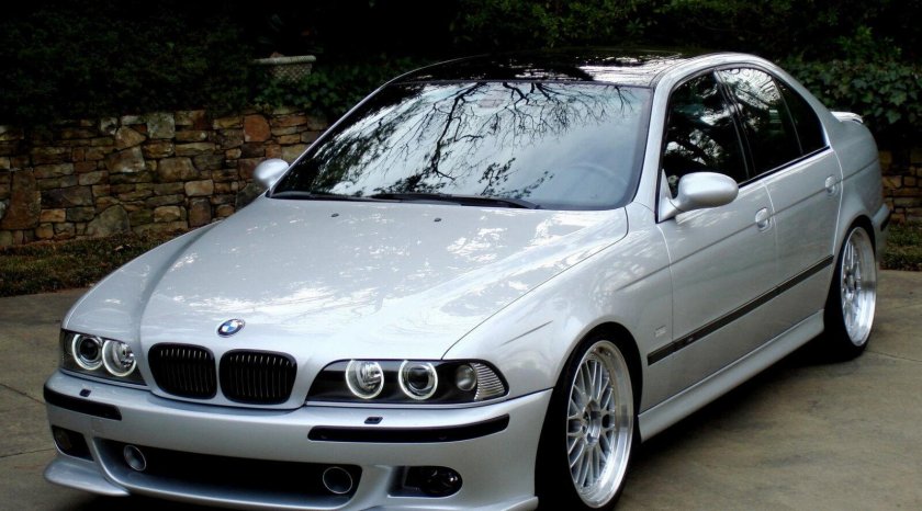 Bmw e39 серебристая