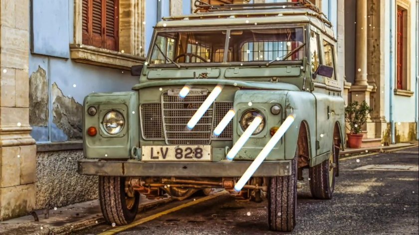 Лендровер старый