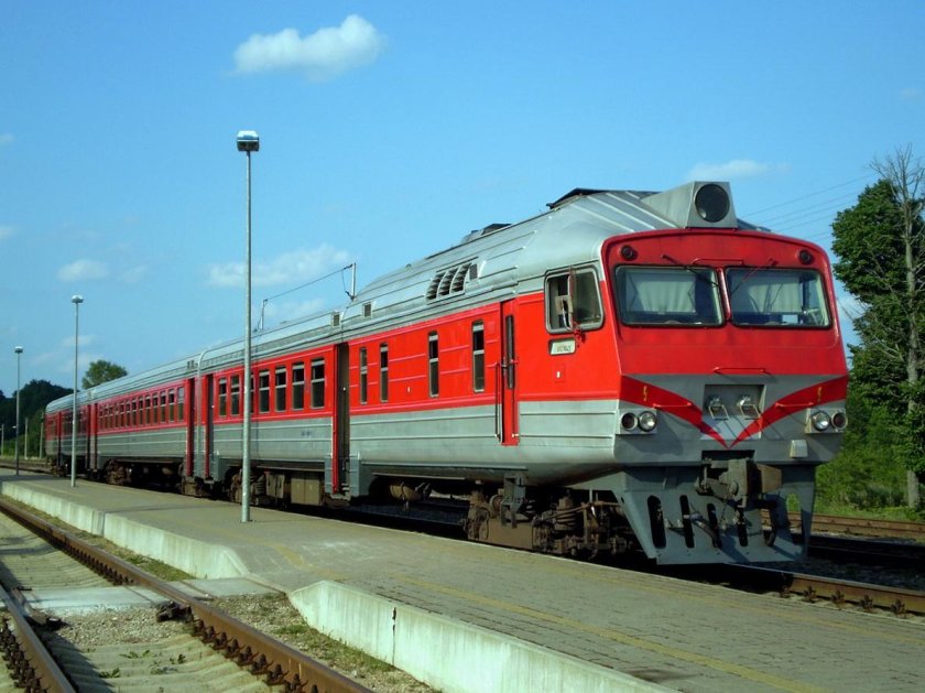 Дизель поезд Литва