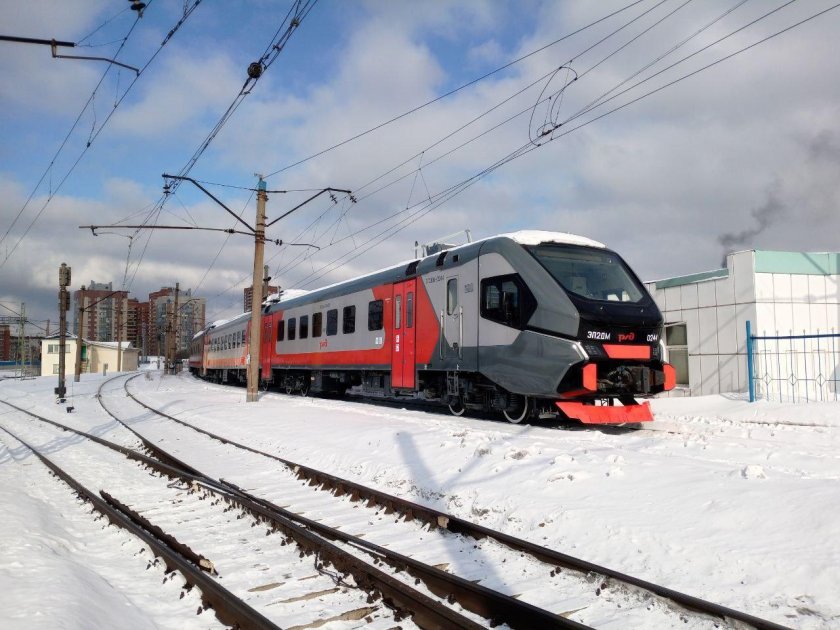 Электропоезд эп 2 д