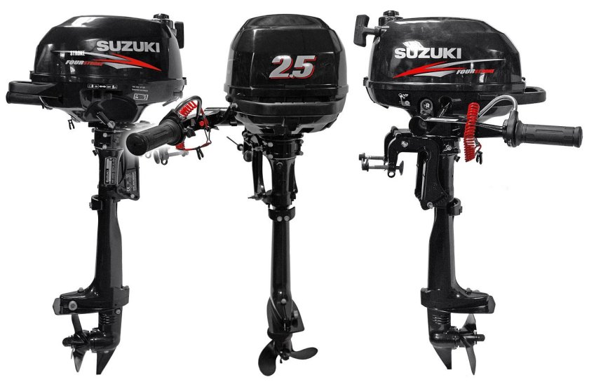 Лодочный мотор Сузуки 2.5 четырехтактный