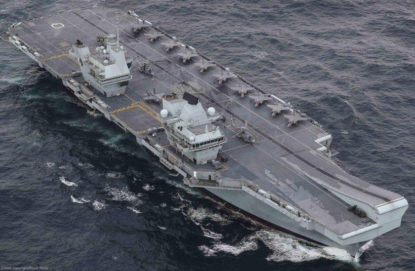 HMS Queen Elizabeth авианосец