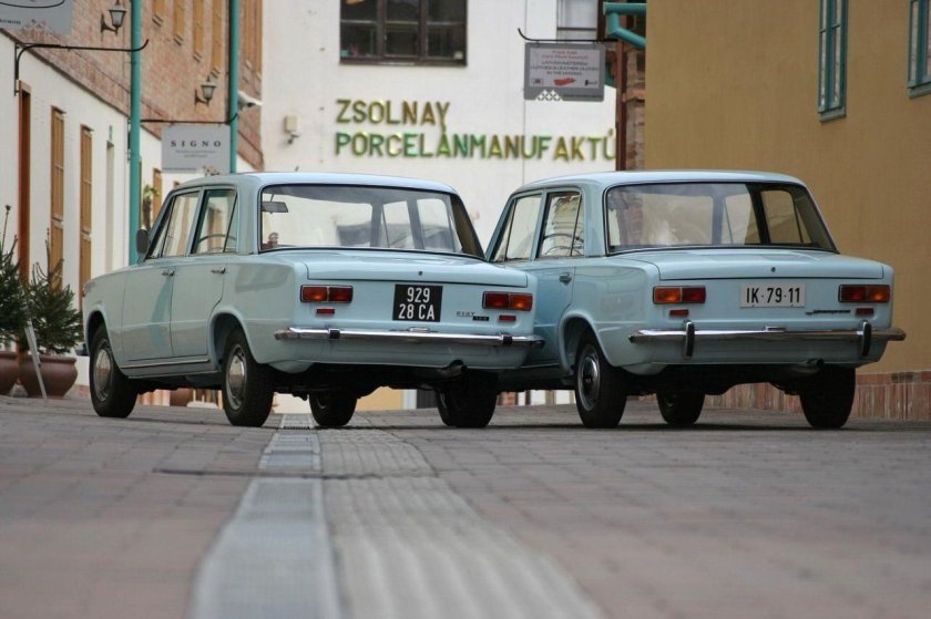 Фиат 124 и ВАЗ 2101