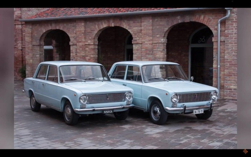 Фиат 124 и ВАЗ 2101