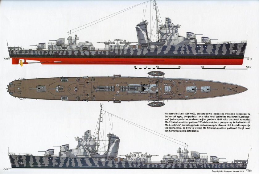 Эсминцы США второй мировой войны