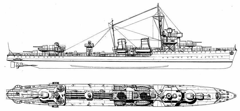 Эсминец типа Флетчер
