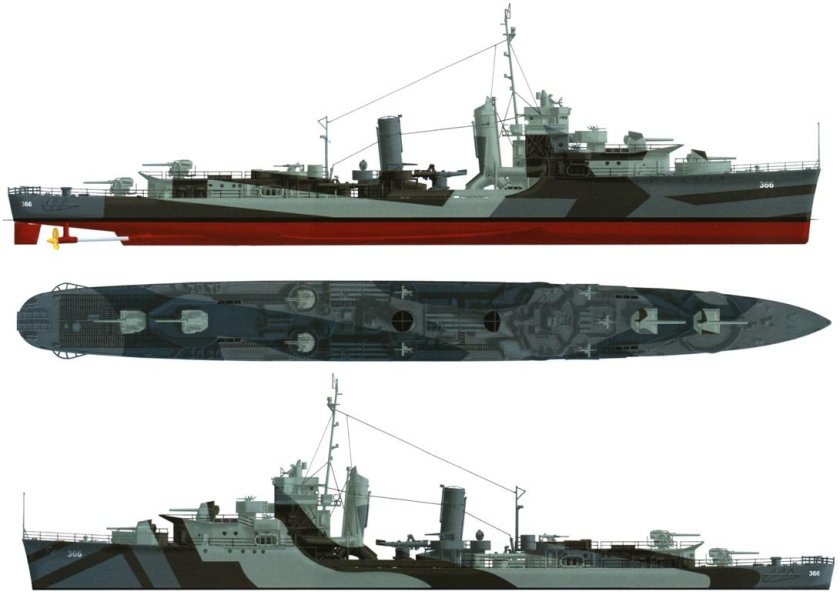 USS миноносец Дестроер