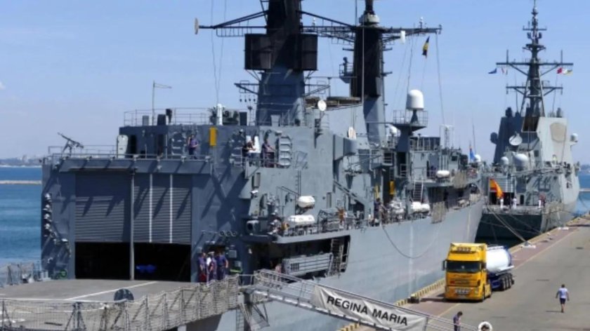 Корабль НАТО В порту Одессы