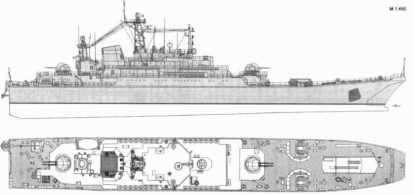 Большие десантные корабли проекта 775 схема