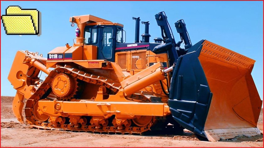 Самый большой Катерпиллер бульдозер в мире