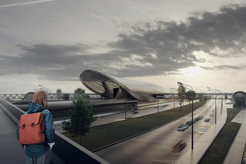 Проект станции Новомосковская Потапово