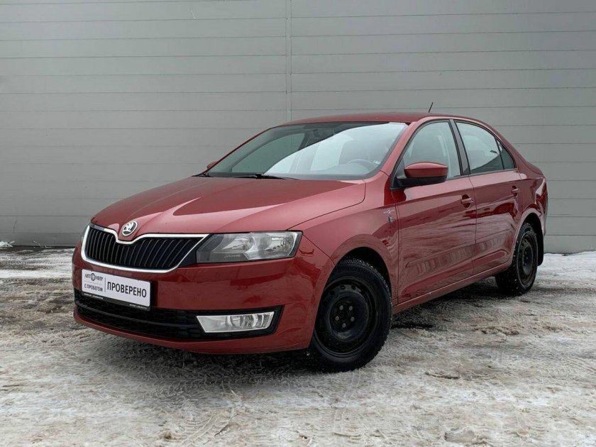 Шкода рапид 2016 красная