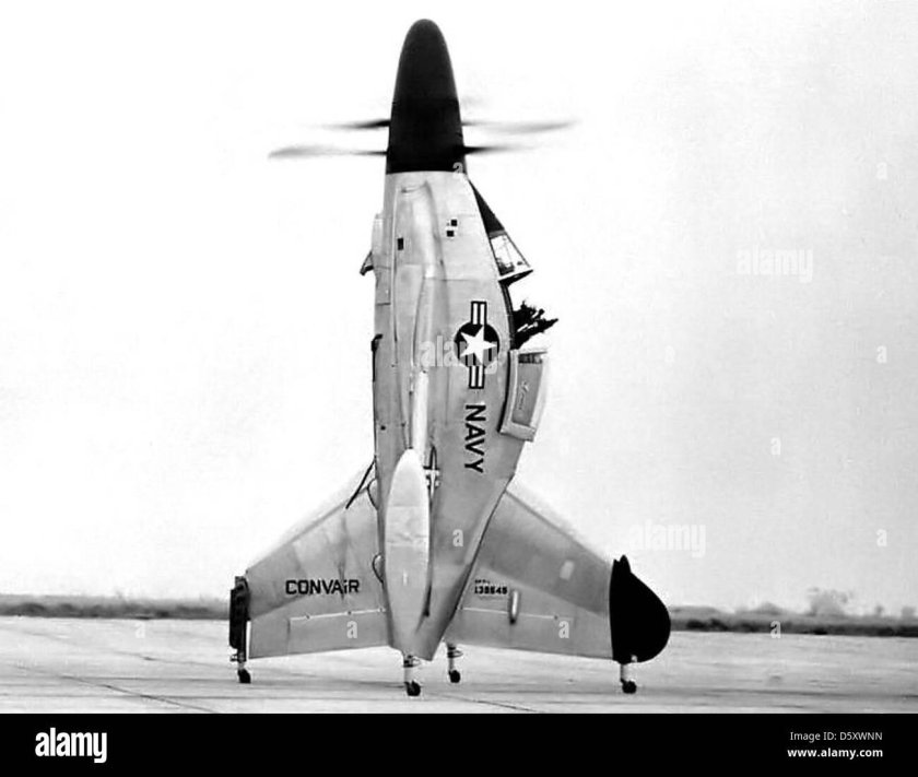 Самолет Convair XFY-1 Pogo