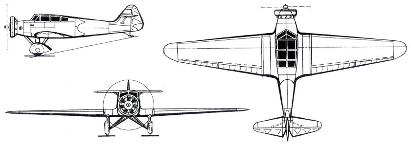 Экспериментальный самолёт dr1 /l Волгоград