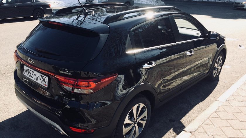 Kia Rio x черная