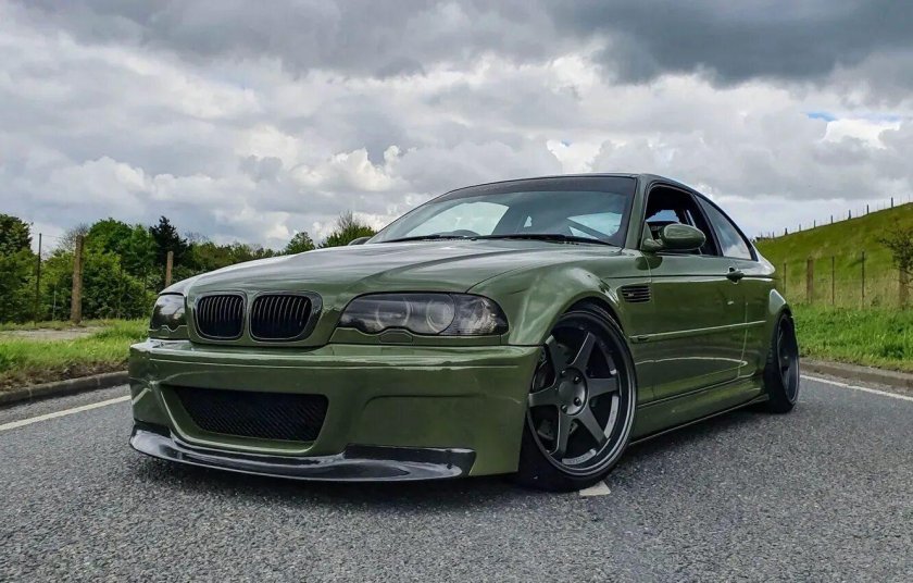 BMW e46 Green