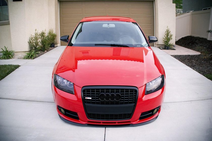Audi a3 красная