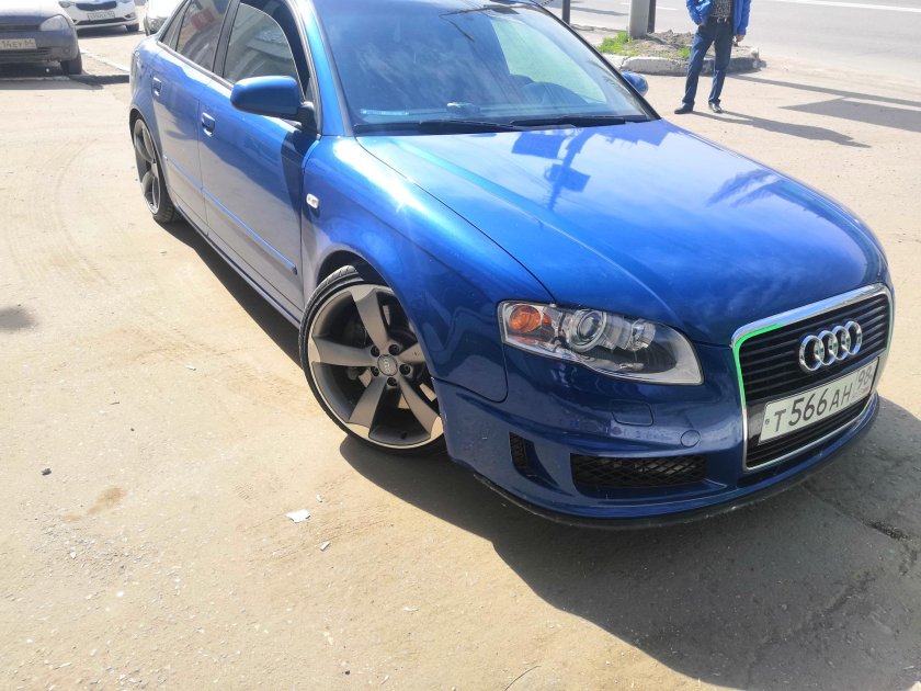 Audi a4 b6 на роторах