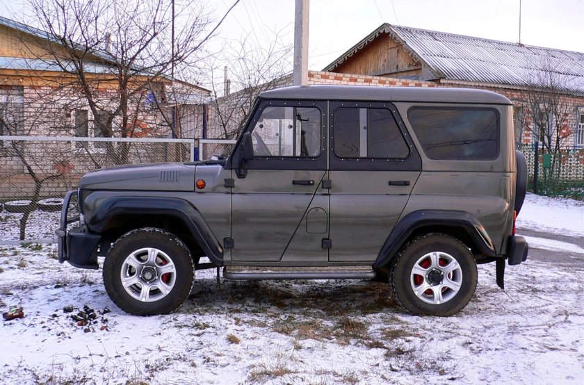 УАЗ Хантер серый металлик