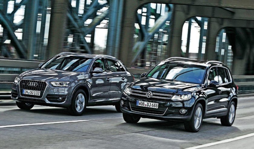 Audi q3 и Tiguan